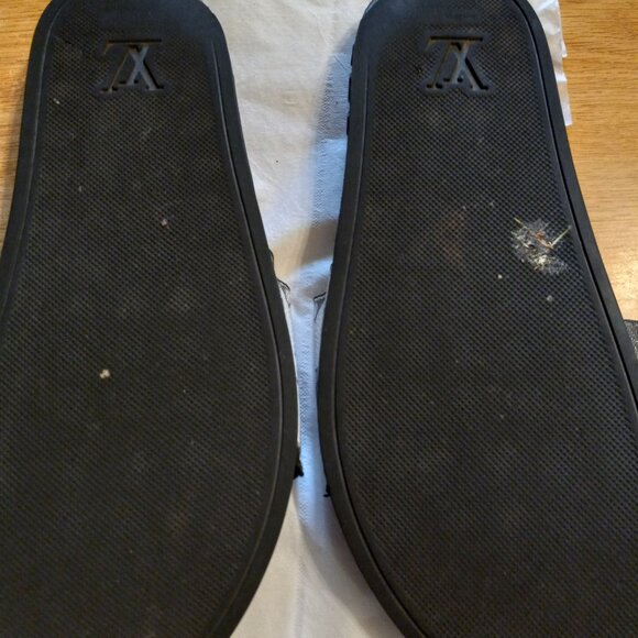 AUTHENTIC Louis Vuitton Waterfront Split Monogram Men's Slides Mule Sandals - Picture 8 of 9